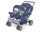 4-passenger Fb6600 Angeles Infant Toddler Surestop Folding Commercial Stroller