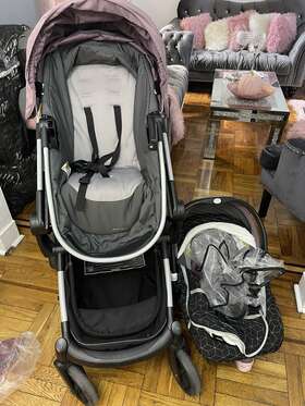 080522 Graco Modes Nest Dlx Travel System With Snugride Snuglock 35 Car Seat