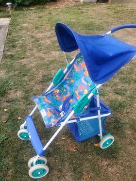 84qfl Graco Vintage Baby Stroller Jungle Animals Toddler Collapsible Foldable Light