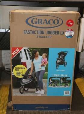 Gracostroller002 Graco Fast Action Jogger Lx Stroller One Hand Fold Lightweight Up To 50lb