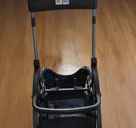 Graco Pd242653b Snugrider Elite Stroller Frame Black Folding Basket For Infant Car Seats