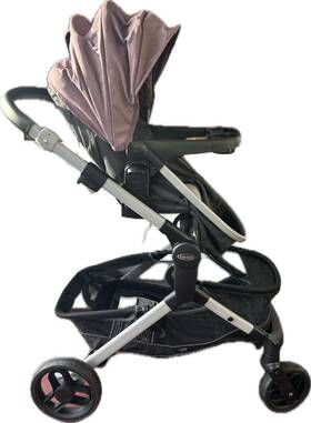 2173544 Gracobaby 3-in-1 Stroller And Infant Car Seat Modes Nest Travel Sistem-gentlyused