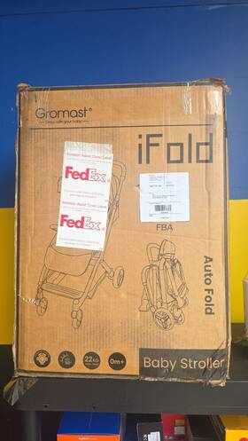 Gromast Gt077 Ifold Auto Fold Lightweight Baby Stroller - Black