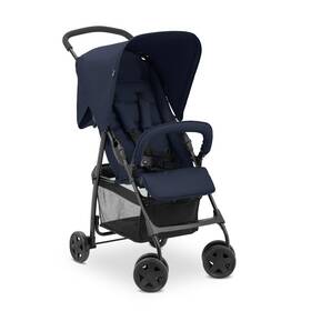 17158-u-b Hauck Sport T13 Lightweight Compact Foldable Stroller Push Chair Dark Blue Used