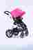 I-believe Carmel Mazzykids.com Convertible Stroller Mazzykids By Pink Silver Frame