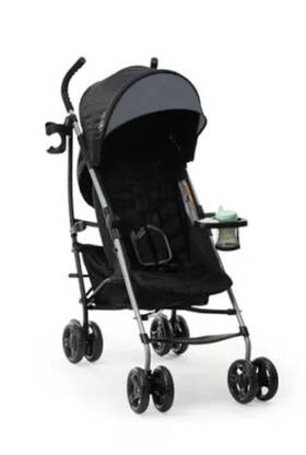 Ingenuity 012914170137 Summer By 3dlite Stroller Lightweight Travel Gray No Snack Tray