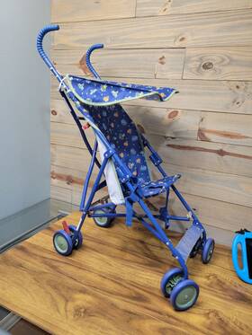 Jcpenney 460009-ob Jcpenny Baby Snoopy Compact Umbrella Stroller 2006 - Rare