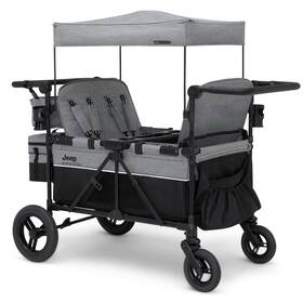 60001-2148 Jeep Wrangler Stroller Wagon Barely Used With Accessories See Description
