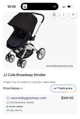 Jj Cole 614002001684 Collections Monroe Black/gray Drops Travel System Single Seat Stroller