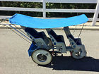 Jogger Stroller Triple Hitch Grey Blue Seat Runabout Cover