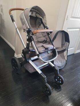 Joolz 421007 Day3 Day Stroller Single With Bassinet Carrycot Hood Canopy Gray