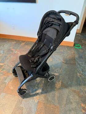 Joolz 715688101155 Aer Travel Stroller In Refined Black