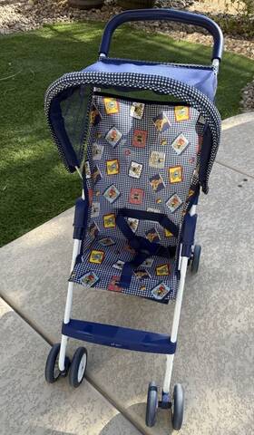Kolcraft 36302-ec3 Vtg 2002 Lil Sport Stroller Y2k Foldable Teddy Bear Model