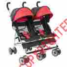 Kt010-scr1 Lightweight Umbrella 753179361723 Side-by-side Stroller Tandem Kids Baby Scarlet Kolcraft Cloud New