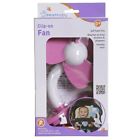L279 Dreambaby Stroller Fan White W Pink Foam New 878931002796