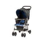 455-b Lightweight Umbrella Stroller Blue Dream Black Recline Position