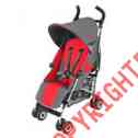 Whe04302 Maclaren Quest Charcoal Cardinal