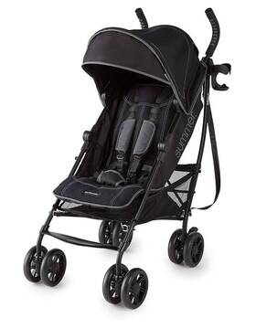 W0702033 Maclaren Volo Single Stroller Lightweight Umbrella Foldable Black