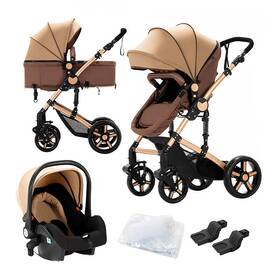Zc-3-in-1 Magic Zc 732236882982 Stroller Folding For Easy Travel-khaki