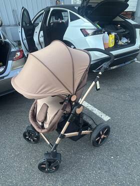 R739 Magic Zc 2-in-1 Baby Stroller Travel System Khaki With Seat Accessories Unisex