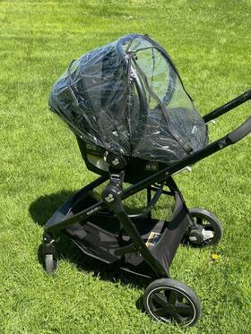 Tr426fza Maxi-cosi Zelia 2 Travel System Midnight Black - Stroller And Mico 30 Car Seat New
