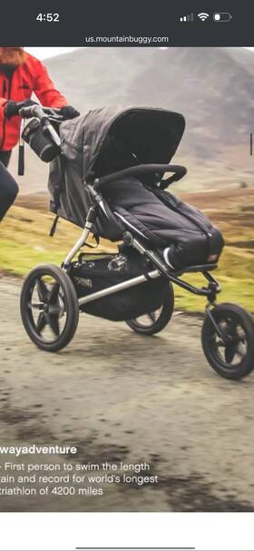 Mountain Buggy Mb1s120 Swift Chilli Jogger Single Seat Stroller