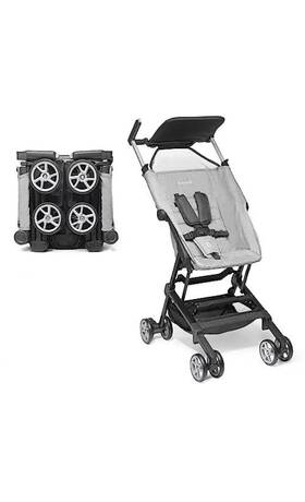 86911879 Munchkin Mint Condition Sparrow Travel Baby Toddler Stroller Ultra Compact Grey
