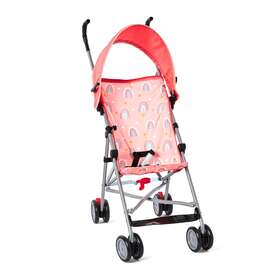 654773709 Parents Choice Baby Umbrella Stroller With Canopy Pink Rainbow For Girls