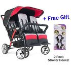 4141079 Quad Foundations Red Sport 4 Brand Passenger Stroller 2015
