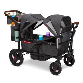 Radio Flyer 042385117331 Voya Stroller Wagon 2 Seater For Kids With Low Sides