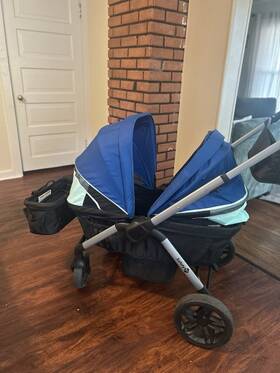 Cv450hay Safety 1st First Summit Wagon Stroller With Footwell Storage And Double Sun Canopy