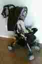 Sc-3dx Combi Cosmo Compact Stroller Black Tan