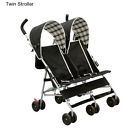 Side Double Carriage Stroller Infant Dual Twin Toddler Buggy Baby
