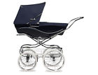 Silver Navy Blue Pram Kensington Cross