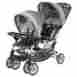 Ss76052 090014014087 Stand Baby Trend Sit N Double Twin Toddler Stroller Grey Mist