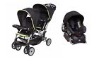 Ss76b71a Baby Trend Sit Stand Double Stroller One Infant Car Seat