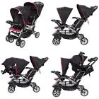 Ss76b72a Baby Trend Sit Stand Double Stroller Optic Pink 090014023676