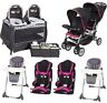 Ss76b72ac Baby Trend Girls Best Double Stroller Twins Nursery Center Pink