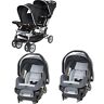 Ss76b73a Cb66100a Baby Trend Sit Stand Double Stroller And Two 090014023690