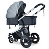 St-718b1 Heao Baby Stroller With Reversible Bassinet Reclining Foldable 696393052261