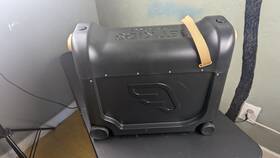 Stokke 816559148144 Jetkids Bedbox V3 Black Ride On Suitcase In-flight Bed Kids Travel Wheels