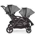Stp330-r1 Contours New Options Elite Tandem Double Infant Toddler Stroller In