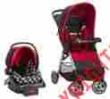 Stroll001 Disney Mickey Stroller Travel Baby Infant Car Seat Set Girl Boy Easy Red Black 751503132643