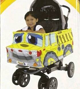 Stroller Costumes 858021007023 Dump Truck Foldable Universal Quick Setup Baby Child Car Os