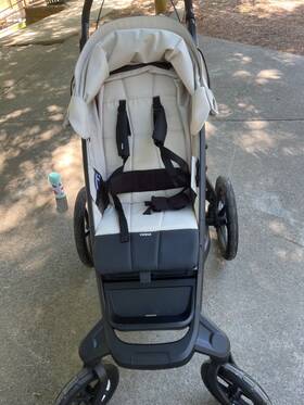 10101977 Thule Excellent Urban Glide 4 Wheel All Terrain Stroller Soft Beige