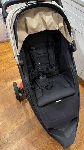 Thule 872299048885 Spring City Stroller Black/misty Rose