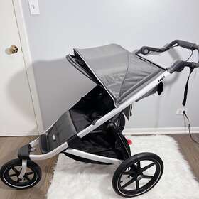 Usd-thu-10101948-c Thule Urban Glide 2 Single Jogging Stroller Grey Melange- Used- Excellent Clean