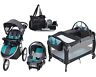 Tj75b74ba Baby Trend Evenflo Deluxe Travel System Jogger Stroller 760835434813