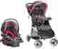 Travel System Disney Baby Lift And Stroll Plus Minnie Coral Flowers 753923239445