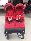 Tru1055set Mode Twin Valco Tri Ex Candy Apple Standard Double Seat Stroller